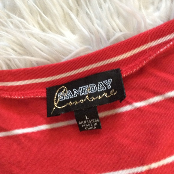 NWOT Gameday Couture Ohio State Striped Tee - Picture 5 of 5